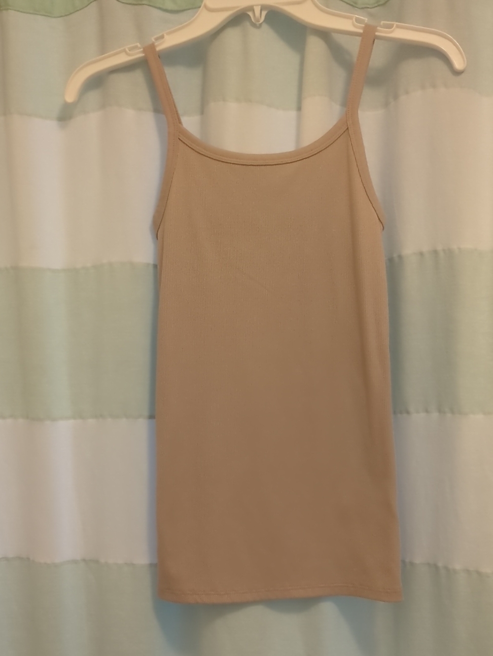 No Boundaries Beige Spaghetti Strap Cami